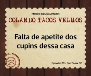 Leia mais sobre o artigo COLANDO TACOS VELHOS – Capítulo 29- falta de apetite dos cupins dessa casa